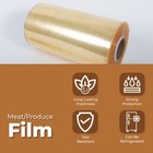 15  X 5000  Dual   layer Meat Wrapping Film 50 Gauge Clear 1 Roll