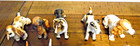 Porcelain Dog Figurine Collection Assorted Breeds  Lot Of 18   2 5  - 4 5  Tall
