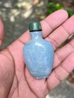 Antique Chinese Carved Lavender Jadeite Jade Snuff Bottle Qing Dy 