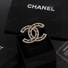 Chanel Classic Fashion Stereoscopic Letter Brooch For Women  With Box