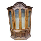 Drexel Heritage China Display Storage Glass Cabinet Door Solid Wood