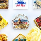 Armenia Mountain Church Landscape Fridge Magnet Refrigerator Home Resin Souvenir