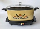 Vintage Sears Merry Mushroom Slow Cooker Grill Crock Pot 6 Quart 1976 Works