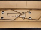 Hj Scott 4-shade Metal Billiard Pool Table Light-brushed Chrome-black Shades-new