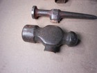 Lot Of 9 Hammer Heads Ball Pein Blacksmith Keller Channellock Bonney 