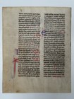 A Collection Of Medieval Manuscripts  C 1200s-1400s  Finely Rubricated - 10 Mss