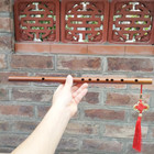 Smoked Handmade Vietnam Bamboo Flute Traditional Musical Instrument