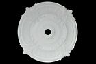 40  Round Chandelier Ceiling Medallion White Victorian Foyer Dining Room Kitchen