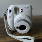 Fujifilm Instax Mini 9 Instant Camera White light Gray - Tested Working