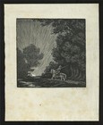 Cecil French  1879-1953  Pencil Signed Lithograph - The Rain Cloud