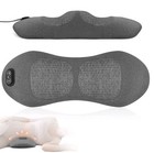 3-in-1 Back Massager With Heat   Vibration- Smooth Spine Triple Fusion Lumbar