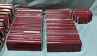 Vtg Lot 120 Hermosa Burgundy Ceramic Bathroom Arts   Crafts Tiles Old 1828-25b