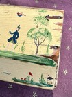 Vintage Small  Salvador Corona Painted Folk Art Box