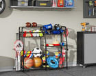 Garage Sports Equipment Free-standing Organizer Rack With Elastic Rope Sp-xhqj-r