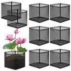Pcs Pond Plant Baskets  Square Reusable Aquatic Planting Bags 7 Inch 8
