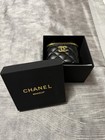 Chanel Beauty Makeup Mini Vanity Bag With Chain     Black Quilted