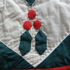  Handmade Quilted Star Primitive Country Christmas Quilt Tree Skirt 40 