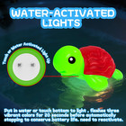 Light Up Bath Toys no Hole Mold Free Baby Bath Toys ocean Animal Water-activated