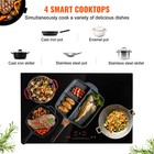 30in Electric Induction Cooktop 4 Burners Stove Top Touch Control 7500w