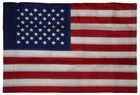 2x3 Ft American Flag Embroidered Nylon Usa Us Deluxe Stars Pole Pocket Sleeve 