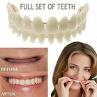 28pcs set Resin Teeth  Diy Denture Upper Lower False Teeth Dental A2 Artificial