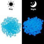  400 Pcs Luminous Gravel Glowing Fish Tank Decoration For Aquarium