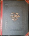 1902 Atlas Of Columbiana County Ohio Oh Antique Wonderful Condition Great Maps