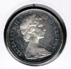 Canada Silver  1 Dollar 1867 - 1967 Specimen Multicolor Toning Cameo 