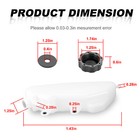 Coolant Overflow Recovery Tank   Cap For Yamaha Wr250f Wr400f Wr426f Wr450f New