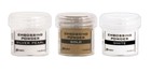 Embossing Powder Bundle - Ranger Gold  Silver And White Embossing Powder Plus