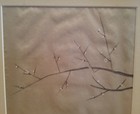 Vintage Japanese Silk Painting Of Madonna   Child