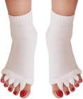 Toe Separator Socks Yoga Sports Gym Health Massage Foot Alignment Socks