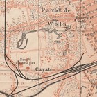 Warsaw  1906  Original Map  Antique Warszawa  Poland  French   Polish Languages