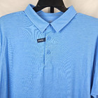 Men s Nwt George Blue Short Sleeve Polo Shirt Size 2xl