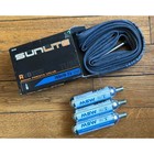 Spare Bike Inner Tube And Extra Air Cartridges