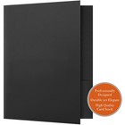   25 Count  Black  Two Pocket Presentation Folders  Perfect For Sales Materia   
