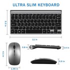 Ghkm03 Wireless Keyboard And Mouse Combo Compact Quiet 2 4g Ultra-thin