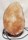 Himalayan Salt Lamp 3-4 Lb Multi-color   Pink Rock   Wooden Base   Home D  cor