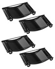 Set Of 4 Heavy Duty 10 000 Lbs Wheel Car Dolly Antiskid Vehicle Moving Dollies