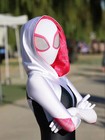Into The Spider-verse Gwen Stacy Spiderman Cosplay Costume Halloween Zentai Suit