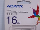 Lot Of Two Adata 16gb Cards Micro Sd Sdhc Tf Memory Card Class C10 For Phone