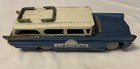 Vintage Friction Airport Limousine Tin Toy Car Japan Rare Car  Original Paint