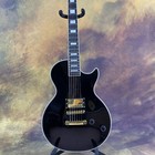 Rosewood Fingerboard Single Pickup Black Custom Electric Guitar Ships From Usa