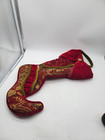 The Bombay Company Vintage Brocade Velvet Large Luxurious  Christmas Stocking