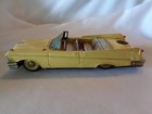 1958 Bandai Chrysler Imperial Yellow Convertible Friction Tin Toy - Free Ship