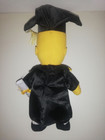 Bart Graduation Plush With Tag The Simpsons Universal Studios 2012 Rare