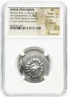 Mysia Pergamum 133-67 Bc  Snakes Roman Rule Ar Cistophorus Silver Coin  Ngc Xf