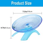Silent Running Wheel  7  Flying Saucer  Hamster Guinea Pig Hedgehog Exercise Toy