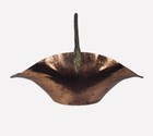 Vintage Revere Hammered Copper Basket Brass Handle Mid Century Modern Metal