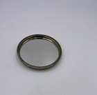 Vintage Silver Plate Vanity Dresser 3 75 Small Mirror